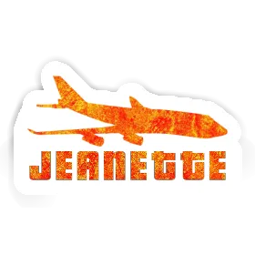 Jumbo-Jet Sticker Jeanette Image