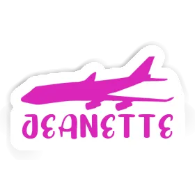 Sticker Jumbo-Jet Jeanette Image