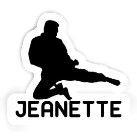 Jeanette Sticker Karateka Image