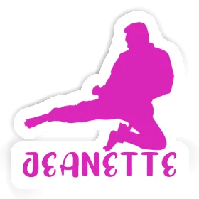 Jeanette Sticker Karateka Image