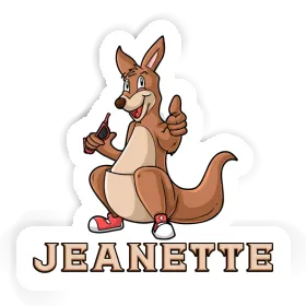 Sticker Jeanette Kangaroo Image