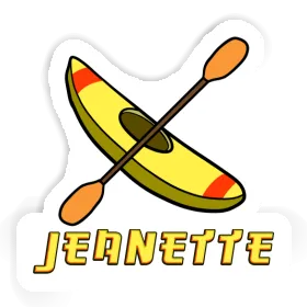 Sticker Jeanette Canoe Image