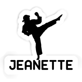 Jeanette Sticker Karateka Image