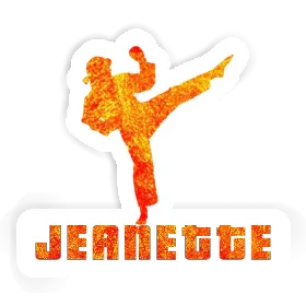 Karateka Sticker Jeanette Image