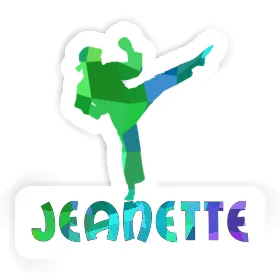 Jeanette Sticker Karateka Image