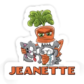 Sticker Monster Carrot Jeanette Image