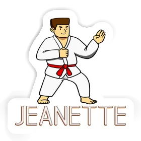 Sticker Karateka Jeanette Image