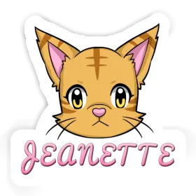 Cat Sticker Jeanette Image