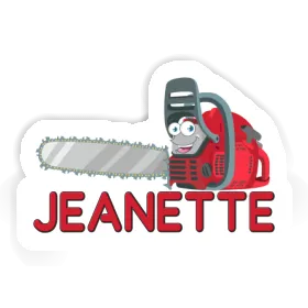 Chainsaw Sticker Jeanette Image