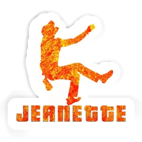 Climber Sticker Jeanette Image