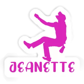 Sticker Jeanette Climber Image