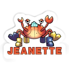 Sticker Jeanette Crab Image