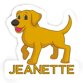 Sticker Jeanette Labrador Image