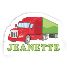 Sticker Jeanette Truck Image