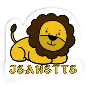 Jeanette Sticker Lion Image