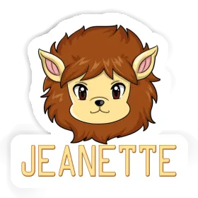 Lionhead Sticker Jeanette Image