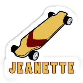 Sticker Skateboard Jeanette Image