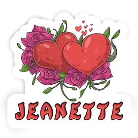 Heart Sticker Jeanette Image