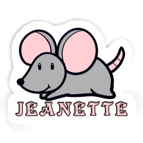 Mouse Sticker Jeanette Image