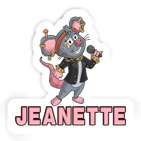 Singer Sticker Jeanette Image