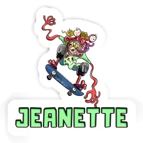 Skater Sticker Jeanette Image