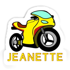 Sticker Motorcycle Jeanette Image