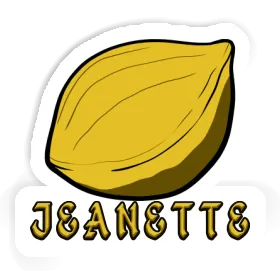 Nut Sticker Jeanette Image