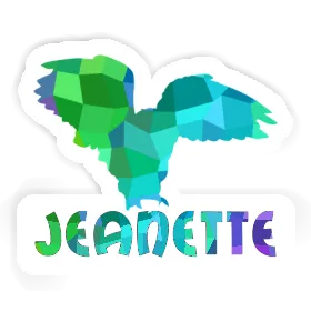 Jeanette Sticker Owl Image