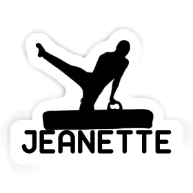 Gymnast Sticker Jeanette Image