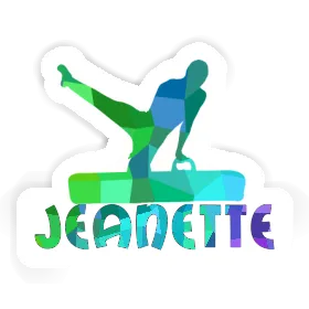 Gymnast Sticker Jeanette Image