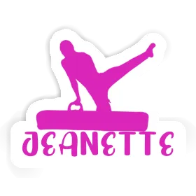 Sticker Jeanette Gymnast Image