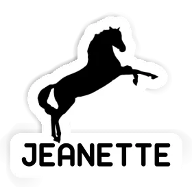 Horse Sticker Jeanette Image