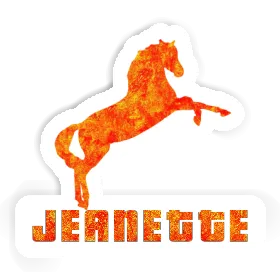 Sticker Jeanette Horse Image