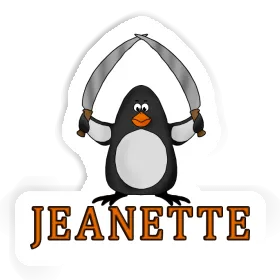 Sticker Jeanette Penguin Image