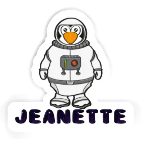 Sticker Astronaut Jeanette Image