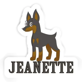 Jeanette Sticker Pinscher Image