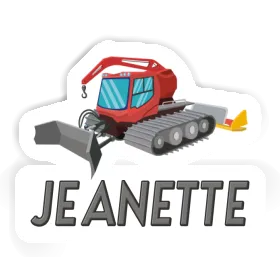 Sticker Jeanette Snow Groomer Image