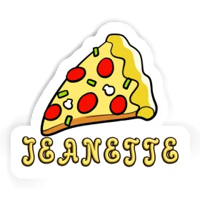 Sticker Jeanette Pizza Image