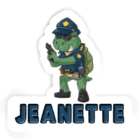 Sticker Jeanette Officer Image