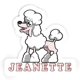 Poodle Sticker Jeanette Image