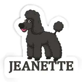 Sticker Poodle Jeanette Image