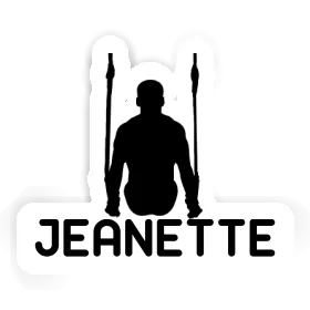 Sticker Ring gymnast Jeanette Image