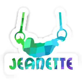 Ring gymnast Sticker Jeanette Image