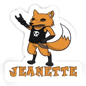 Jeanette Sticker Fox Image