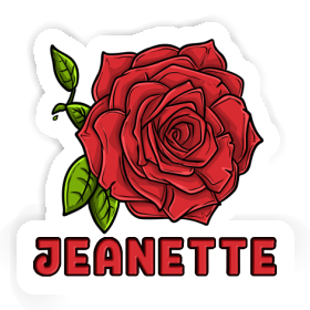 Sticker Jeanette Rose blossom Image