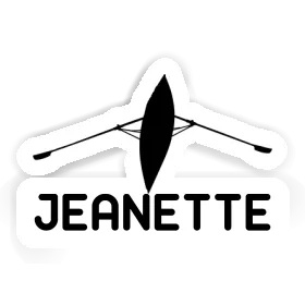 Sticker Jeanette Rowboat Image