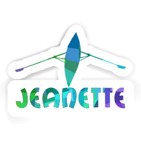 Sticker Jeanette Rowboat Image