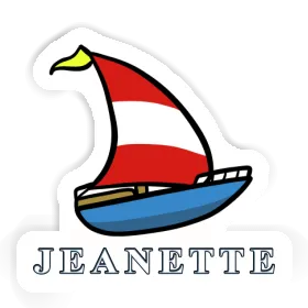 Sticker Sailboat Jeanette Image