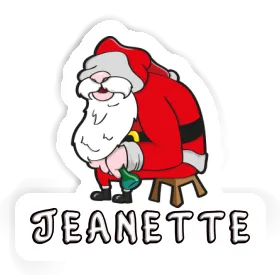 Santa Sticker Jeanette Image