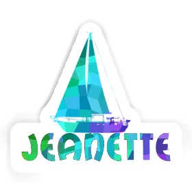 Sticker Sailboat Jeanette Image